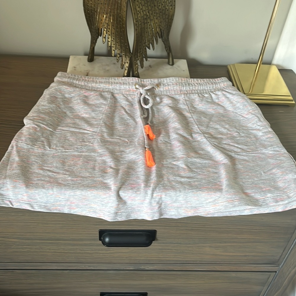 Lilly Pulitzer Skirt with neon tassels Size L